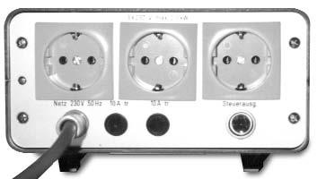 These contact outputs can be connected with the control inputs of the NORMAG Relay 1. Thereby must be considered whether the relay will be attracted (e.g.
