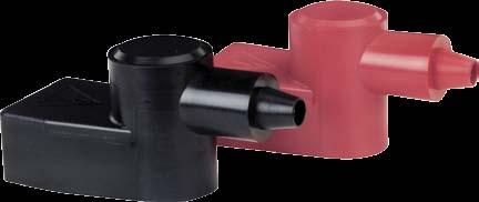 05) Square CableCap Insulators Insulates battery terminals which have in-line dual posts NEW
