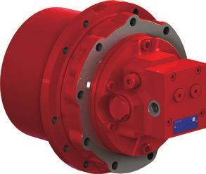 Hydraulic Pump and Track Motor for Hydrostatic Transmission 3 Track Motors for Closed Circuit This product is a hydraulic motor with a case-rotating transmission for crawlers.