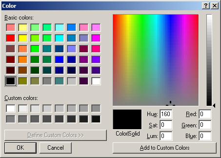 that use these colors Color indexes