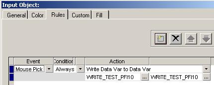 variable Set write variable (same as