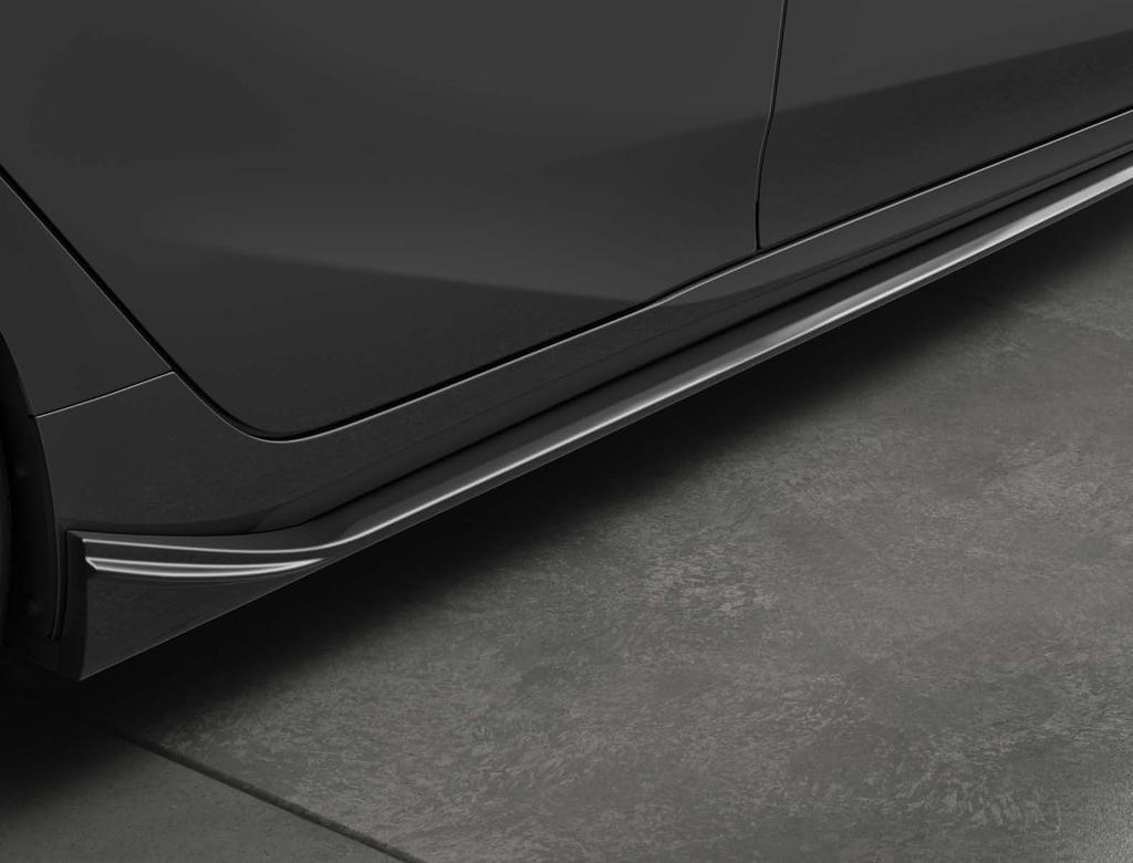 Aero Side Splitter Provides a stylish enhancement to your Prius Prime.