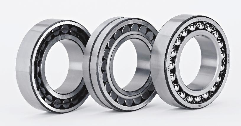 Other products for trouble-free operation Robust, high-performance standard bearings SKF produces the spherical roller bearings and CARB toroidal roller bearings normally incorporated in large SNL