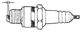 Using a spark plug wrench, remove the Spark Plug (37A). (See Figure O.) Disengage the unit s Clutch by pulling the Clutch Handle Rod (6) downward. (See Figure P.) Inspect the Spark Plug (37A).