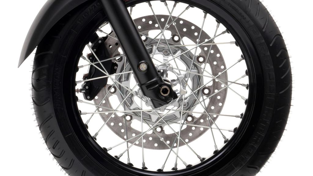 There s fuel injection for instant throttle response, while ultraagile handling is aided by 43 mm front forks and swingarm Monocross rear suspension.