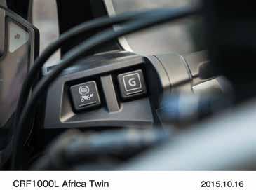 When the going gets tough, the Africa Twin really gets going. Hit the G switch on DCT models and traction is improved throughout all modes.