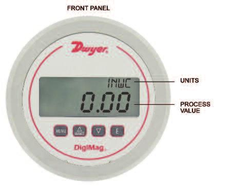 Bulletin P-DM-1200 Series DM-1200 DigiMag Digital Differential Pressure and Air Flow Gage Specifications - Installation and Operating Instructions PRESSURE CONNECTIONS 21/64 [8.59] LONG Ø5 [127.