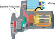 A) Six windings, series-parallel: Three pairs of series-wound field coils provide the magnetic field for a heavy-duty starter motor. This configuration uses six brushes.