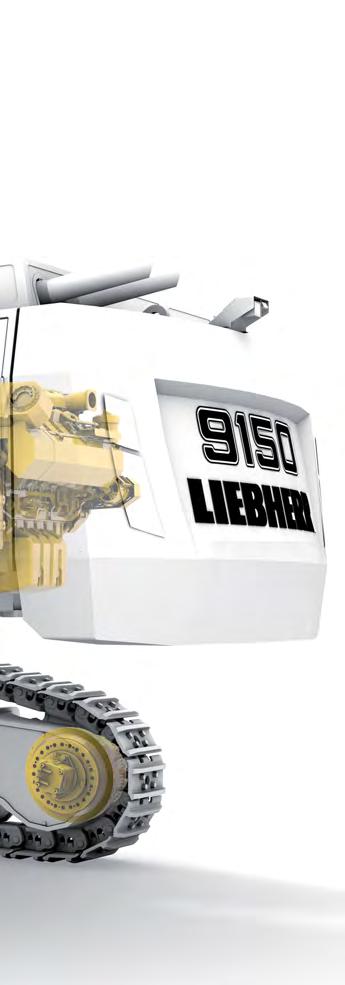 Reliability More than 50 years of hydraulic excavator design and manufacturing experience is the basis for the R 9150 outstanding reliability.