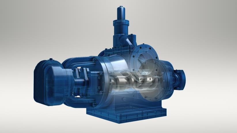 PERA-PRINZ TWIN SCREW PUMPS WORKING PRINCIPLE The Screws Pair rotates inside the Pump Enclosure, creating several separate chambers and pushing the fluid trapped inside in accordance with the