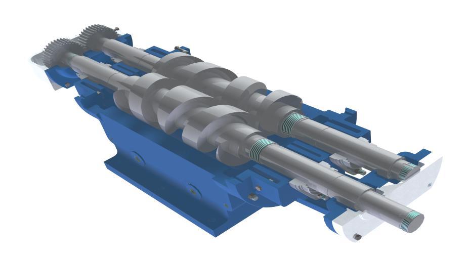 PERA-PRINZ TWIN SCREW PUMPS EXECUTIONS BY APPLICABLE STANDARD: Manufacturer Standard API 676 BY MOUNTING: Overhung Twin Screws / Single Volute (Single End) / Single Pair of Screws Between Bearing