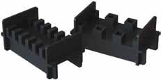 Centres 60 mm) 10 mm, 2 x 4 Pole Busbar Support (Phase Centres 65 mm) 10 mm, 4 Pole Busbar Support (Phase Centres 82 mm) 6,35 mm, 4 Pole Busbar Support (Phase Centres 60 mm) 6,35 mm, 2 x 4 Pole