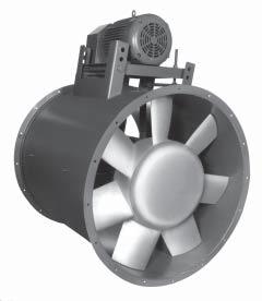 Applications Ventilation Whether duct mounted or provided with an inlet bell for open inlets, the TCVA AXIFAN is the logical choice for almost any ventilating system.