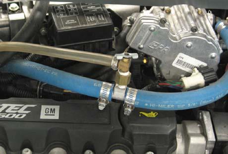 COOLING SYSTEM FOR SAFETY: When servicing machine, avoid contact with hot engine coolant. Do not remove cap from radiator when engine is hot. Allow engine to cool.