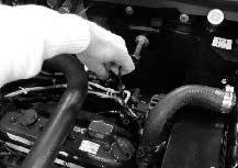 MAINTENANCE LUBRICATION ENGINE Check the engine oil level daily. Change the engine oil and oil filter every 100 hours of machine operation. Use engine oil with a diesel rating above CD grade only.