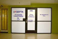 SEPTA ACCESSIBILITY: ACCESSIBLE TRAVEL CENTER Supported by $140,000 in FTA New Freedom Funds.