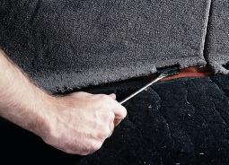 Use a long screwdriver and protect the paintwork with a cloth and you should find you don t break any of the clips.