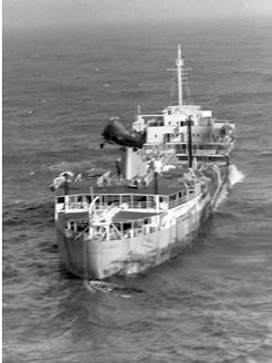 30, 1958, the tanker African Queen ran aground and