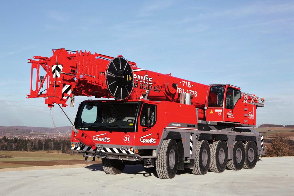Crane Rental Service TRUCK CRANES Capacities 82 to 200 tons Booms to 390 feet CRAWLER CRANES Capacities 115 to 440 tons Booms to 512 feet HYDRAULIC CRANES Capacities 8.