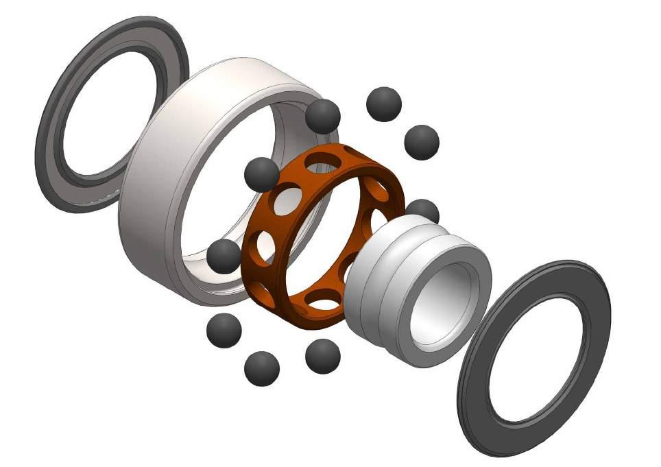 SPINDLE BEARINGS SPINDLE BEARINGS Spindle bearings are single row angular contact ball bearings which support thrust loads in one direction and are often used in machine tool spindles.