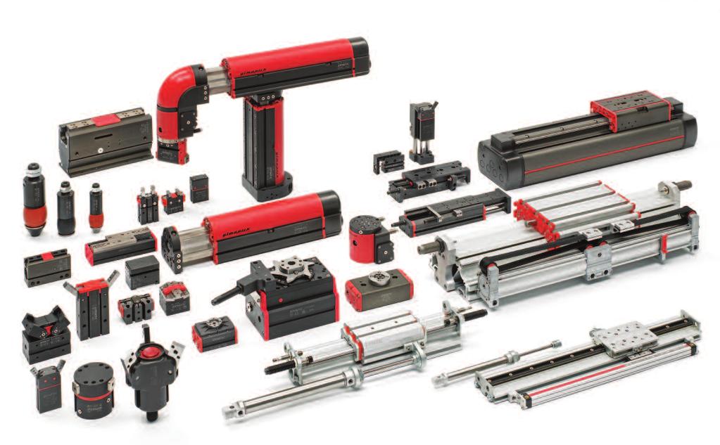 Product Range The GIMATIC Range With their extremely comprehensive and innovative range of pneumatic automation components and accessories, Gimatic are justifiably considered as being one of the