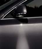 Illuminated internal door handles make exiting the car in the dark easier.