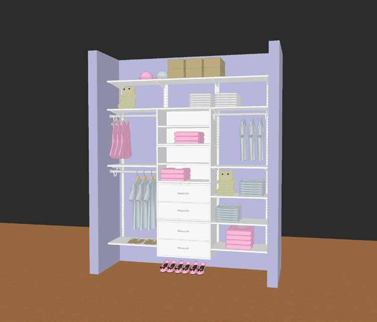 KIDS Kids can know the joy of a well-organized closet too!