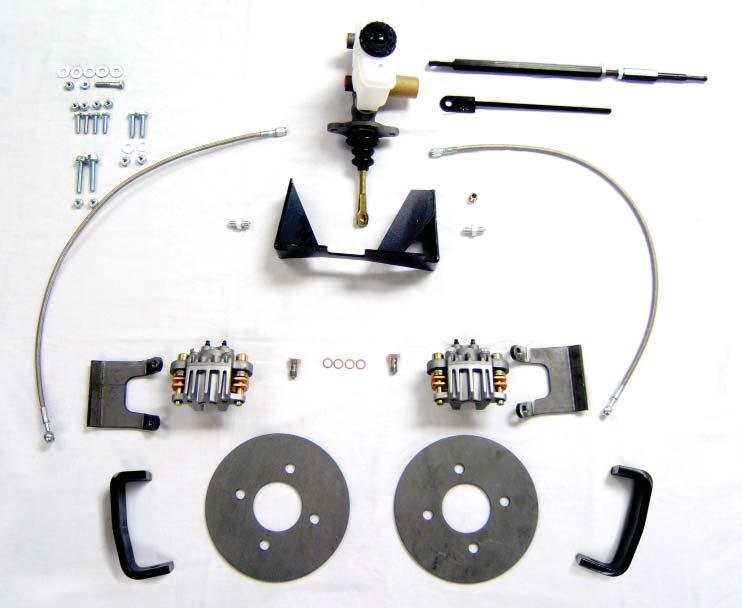 BRK JL CC5 K Hydraulic Front Brake Kit For Club Car 1982-2005 DS Model Installation Instructions Kit Components: A) Master Cylinder Mounting Bracket (x1) B) Master Cylinder Assembly