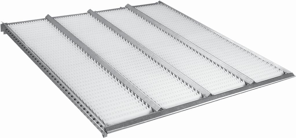 Gateway Sieves Durable Plastic Sieves and Chaffers OEM Replacement Parts Lightweight Rustproof Less chaff build-up Improved grain cleaning Infinitely adjustable slats The top unit, the chaffer,