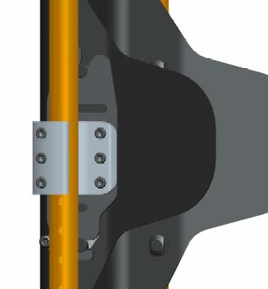 5.0 Disengaging the Prism Back 6.0 Head/Neck Mounting Support To Disengage the Back from the wheelchair: 1.