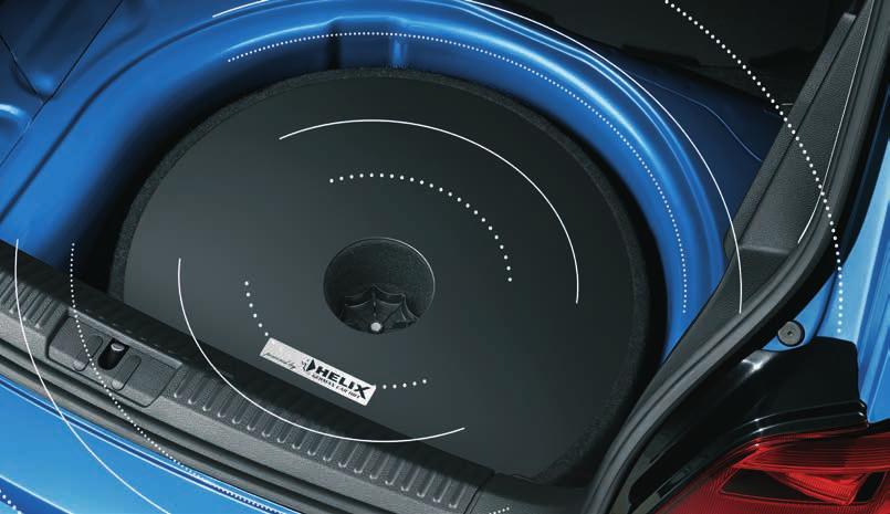 PLUG & PLAY SOUNDSYSTEM A rich sound for your vehicle with the sound system from Volkswagen Accessories.