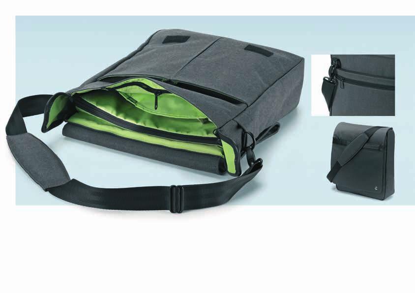 DETAILS The adjustable, removable and padded shoulder strap makes it easier to carry. LAPTOP SHOULDER BAG The ideal companion for university or the office.
