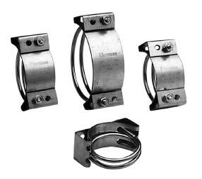 ACCESSORIES Hose clamps designed for a wide variety of flexible hose applications, engineered for excellent grip and hold capacities.