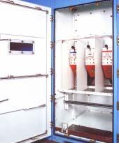 busbars are braced on epoxy or porcelain supports to withstand stresses developed under short circuit conditions. The busbars between the adjacent cubicles run through specially designed bushings.