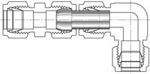 SRPC IMPERIAL TUBE Superlok Port Connector AN Female D1 (inch) Reuce OD E I I1 L SRPC 2-1 1/8 1/16 0.76 6.09 8.63 2.03 17.27 SRPC 4-1 1/4 1/16 0.76 9.39 8.63 3.55 18.03 SRPC 4-2 1/4 1/8 2.28 9.39 13.