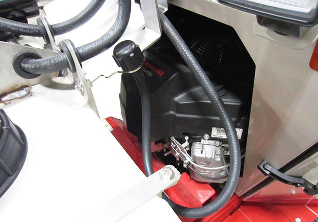 . Drain and flush the brine system. 5. Open the left door of the power unit. 6.