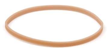 The stretch of a rubber band
