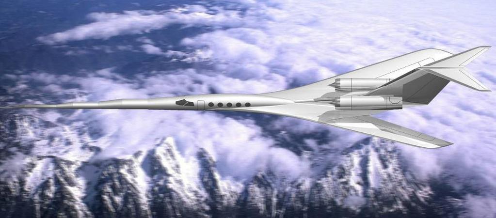 Supersonic Business Jets / Small Airliners 2 Alternative approaches: 1.