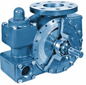 The result is smoother operation and longer pump life. Both models are equipped with a double-ended drive shaft for clockwise or counterclockwise rotation by simply changing position of the pump.