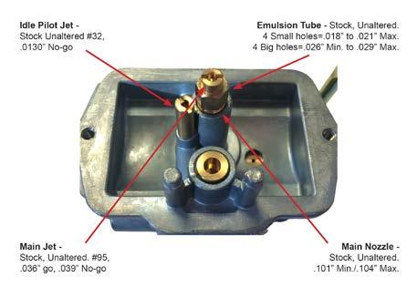 carburetor. Air entering through any other method is illegal.