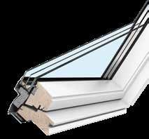 Can be installed as left hinged or right hinged roof access and window.