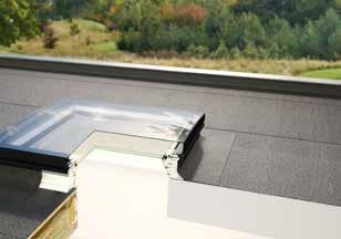 drains rainwater and stands out externally as a modern addition to roof surfaces.