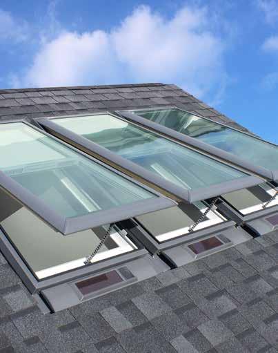 Flashing Systems VELUX Engineered flashing systems are designed to shed water