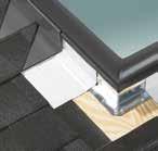 EDM Metal roof flashing Flashing pieces interlock with sheet