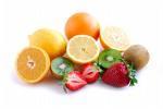 Vaisiai 1 vidutinio dydžio (100 g) vaisius ½ puodelio (125 g) smulkintų, virtų ar konservuotų vaisių