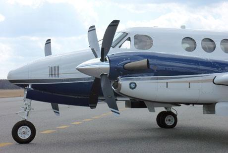Raisbeck Swept Propellers - In 2013 Raisbeck Engineering of Seattle came out with swept blade turbofan propellers for the 200, B200 and B200GT improves take of distances by 1,090
