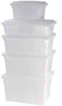 FOODSERVICE Storage 255 Food Boxes Durable storage solution for food as it flows throughout your facility.
