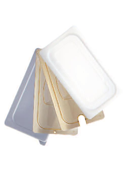 Standard* Soft-sealing and secure sealing lids are temperature rated from -20 F to 50 F (-29 C to C) Dishwasher-safe Cold Food Pans Temperature Rated: -40 F to 22 F (-40 C to 00 C) Not for use in