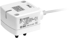 Low Differential Pressure Sensor Series PSE550 How to Order Nil 28 PSE550 Output specifications Voltage output type 1 to 5V Current output type 4 to 20mA Option 2 (Connector) Nil None Connector for