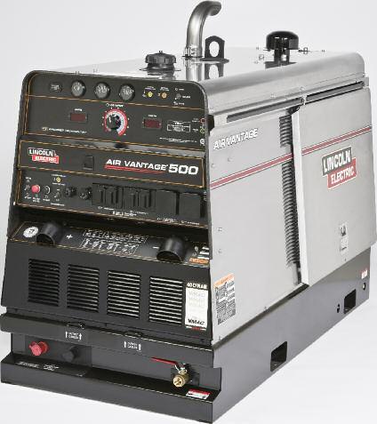 ENGINE DRIVEN WELDERS Air Vantage It s Three in One Welder, Generator and Air Compressor When you need it all, consider the rugged for railroad, mining, heavy duty construction, and rental fleet use.